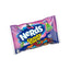 A bag of Nerds Candy Corn soft & chewy candy, featuring its signature purple and blue packaging with cartoon characters and a clear window showing the colorful candy pieces inside.