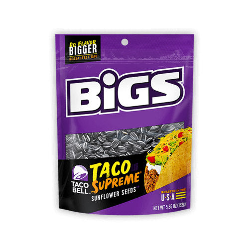 Bigs Taco Bell Sunflower Seeds 152g