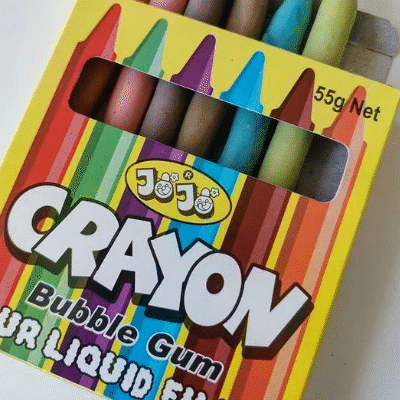 Crayon Sour Liquid Bubble Gum Main image