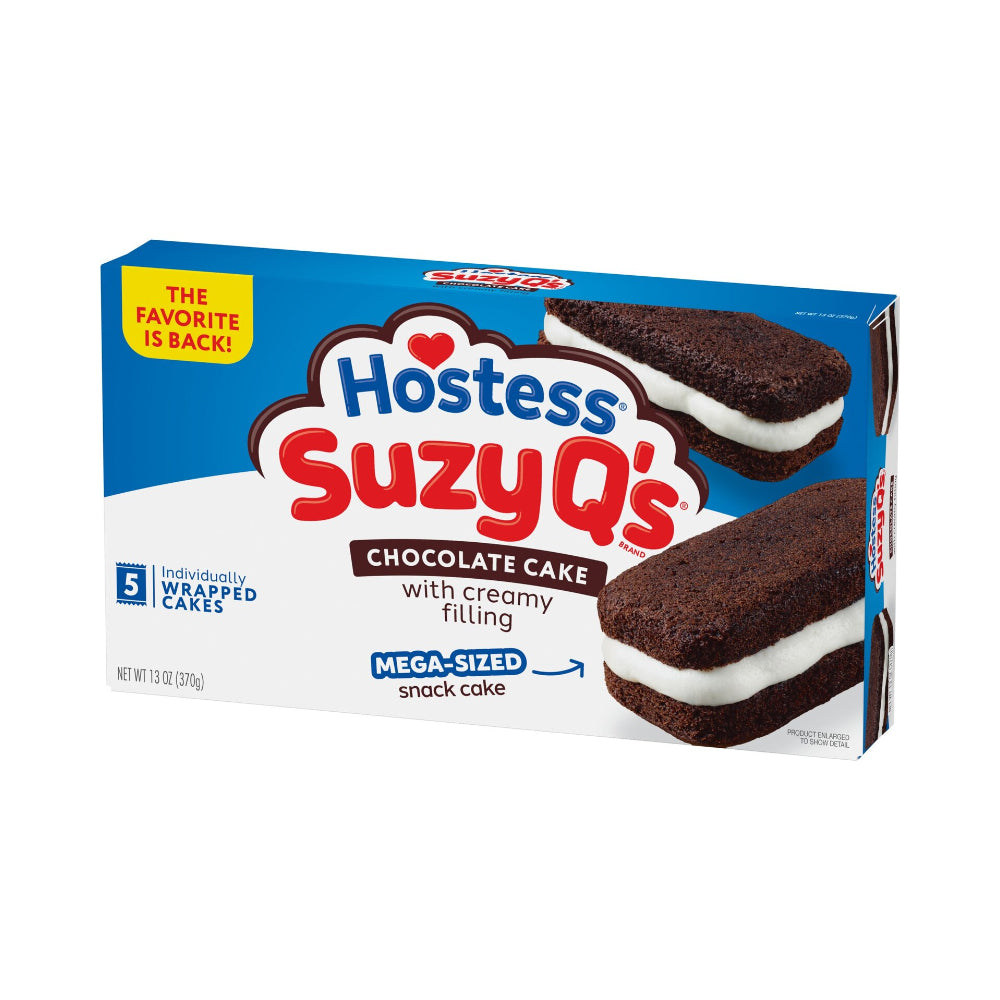 Hostess Suzy Q's Creme Filled Chocolate Cakes 370g Main image