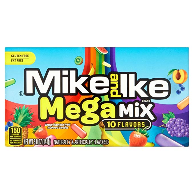 Mike & Ike Mega Mix Sour Theatre Box 120g