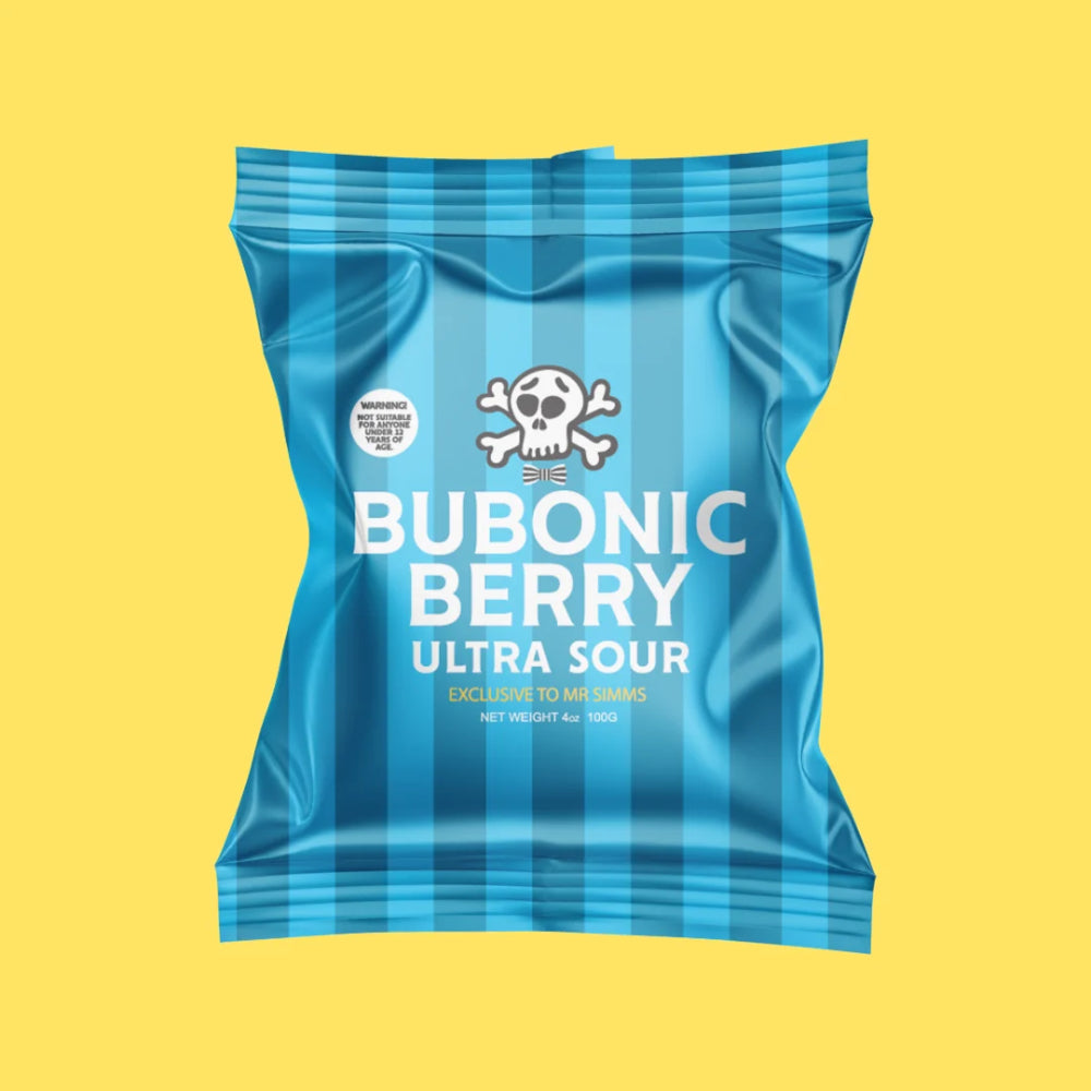 Mr Simms Bubonic Berry Ultra Sour 100g Main image