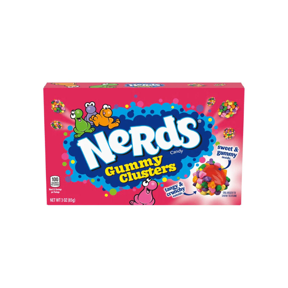 Nerds Gummy Cluster Rainbow Theatre Box  85g