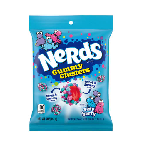 Nerds Gummy Clusters Very Berry 141g