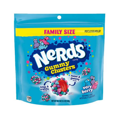 Nerds Gummy Clusters Very Berry Family Size 524g Main image
