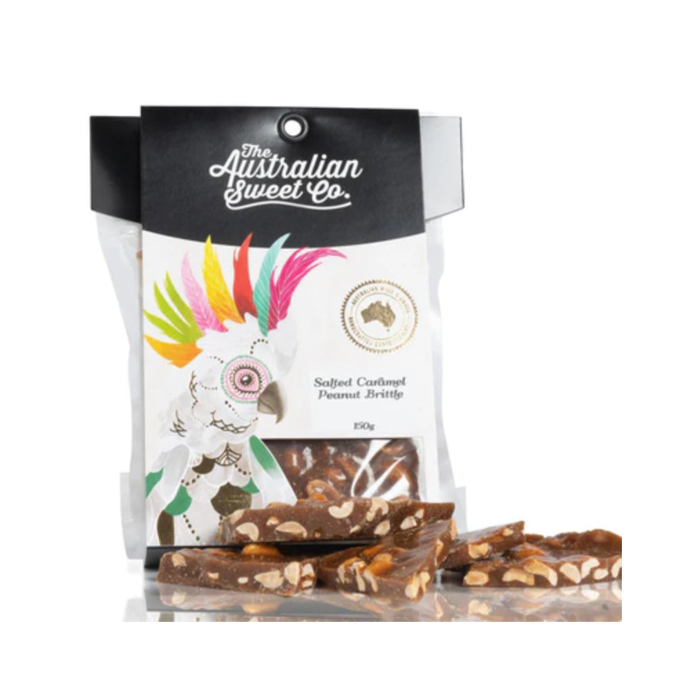 Salted Caramel Peanut Brittle