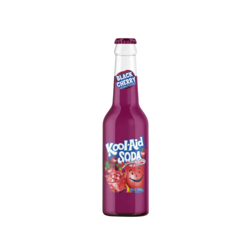 Kool Aid Black Cherry Glass Soda 355ml