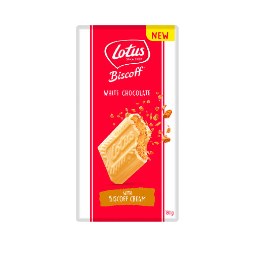Lotus Biscoff White Chocolate with Biscoff Cream * - Canberra Candy Main image