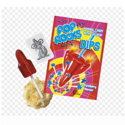 Pop Rocks Dips with Tattoo