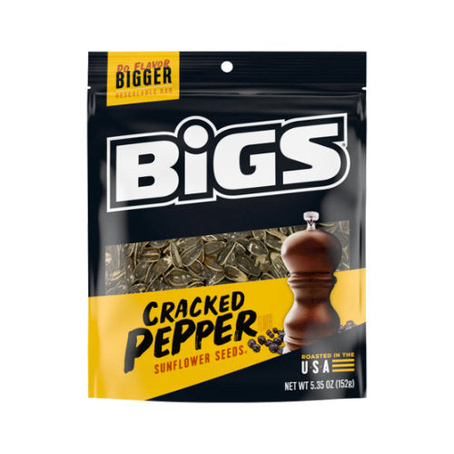 Bigs Cracked Pepper Sunflower Seeds 152g
