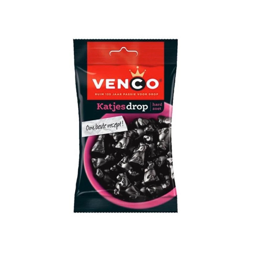 Venco Licorice Black Katjes Cats 120g