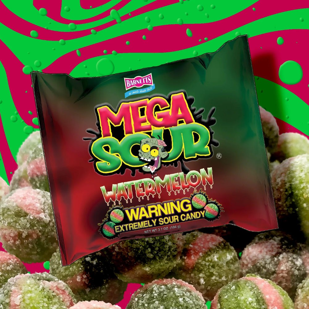 Mega Sour Watermelon 104g