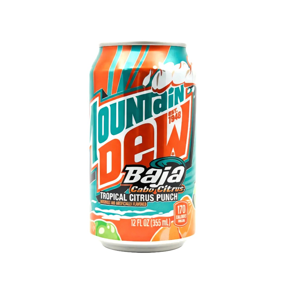 Mountain Dew Baja Cabo Citrus 355ml Main image