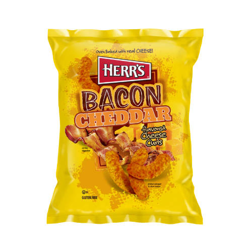 Herr's Cheddar Bacon Cheese Curls