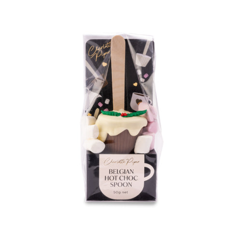 Xmas Pudding Milk Choc Spoon