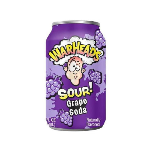 Warheads Sour Grape Soda 355ml
