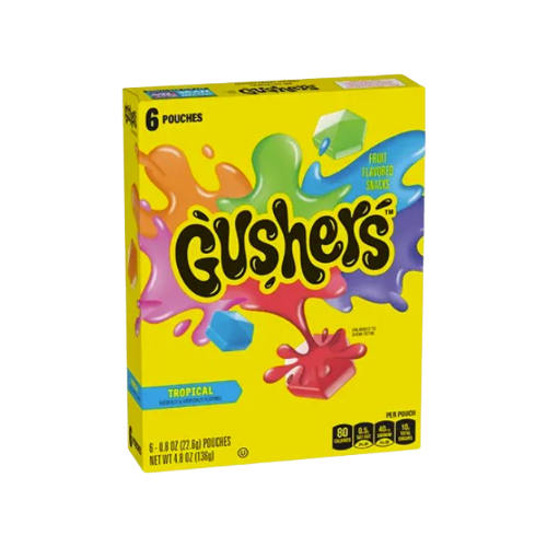 Gushers Tropical 6 Pouch 136g