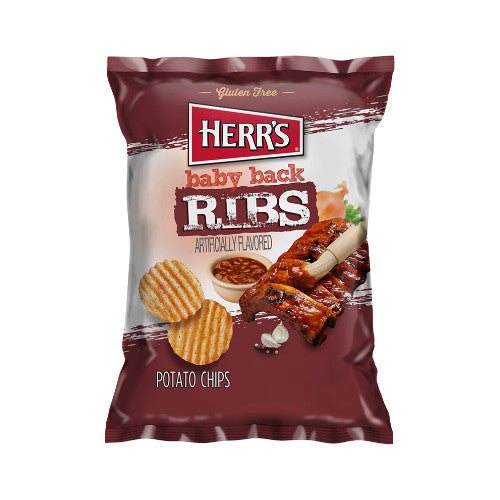 Herr's Baby Back Ribs Potato Chips