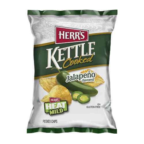 Herr's Jalapeno Kettle Cooked Chips - Canberra Candy Main image