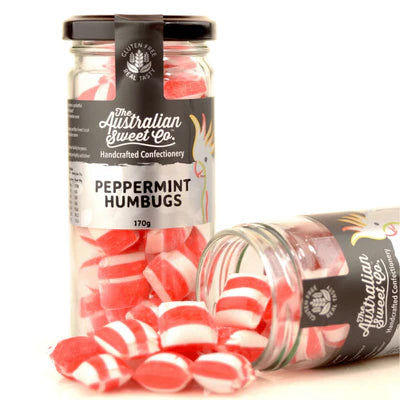 Australian Sweet Co Rock Candy Peppermint Humbugs