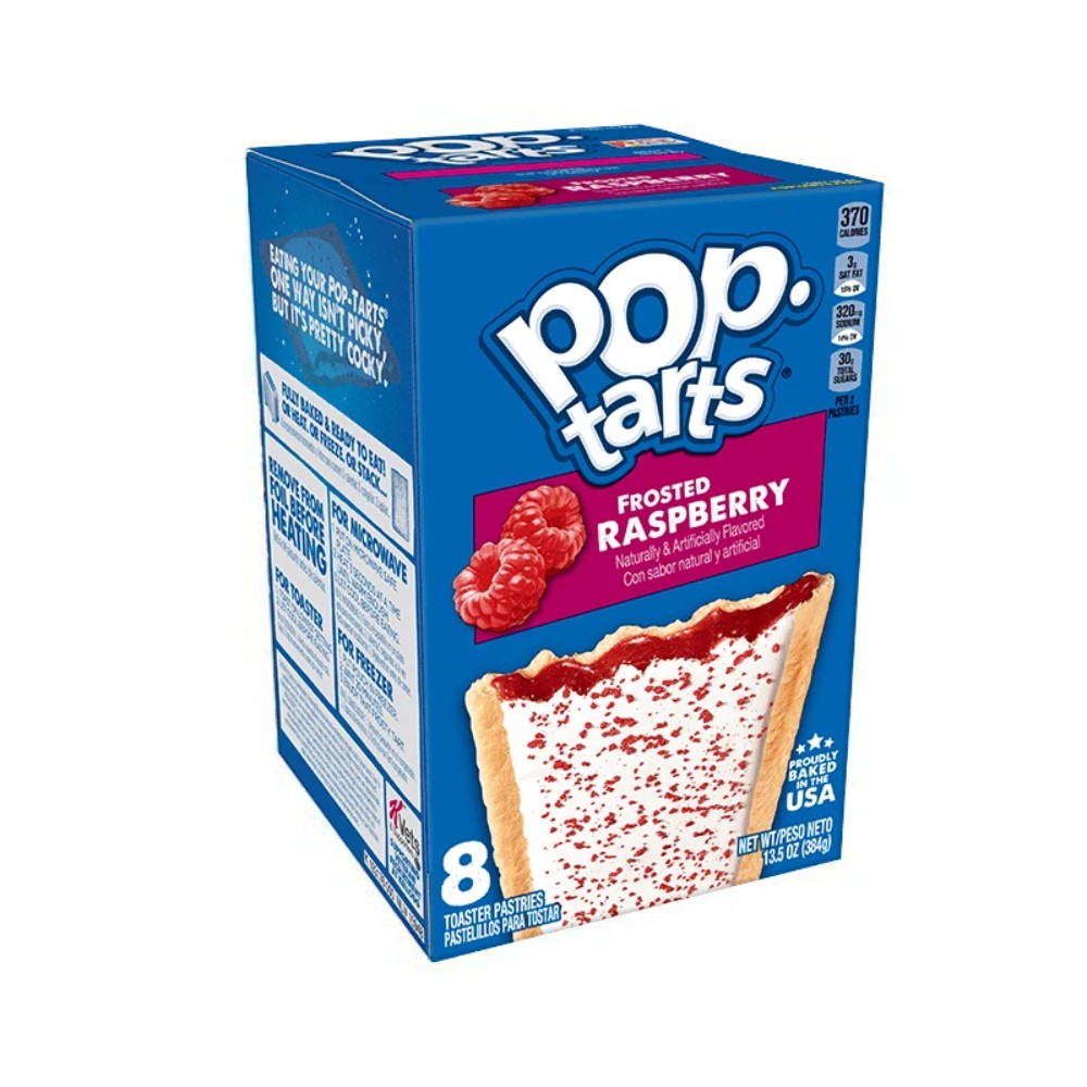 Pop Tarts Frosted Raspberry 8pk 385g