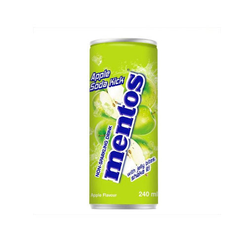 Mentos Green Apple Soda Kick Drink