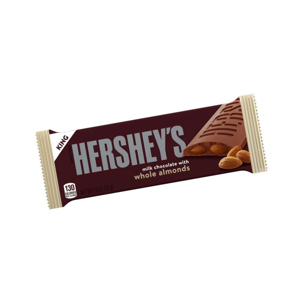 Hershey's Whole Almond Milk Chocolate Bar 40g