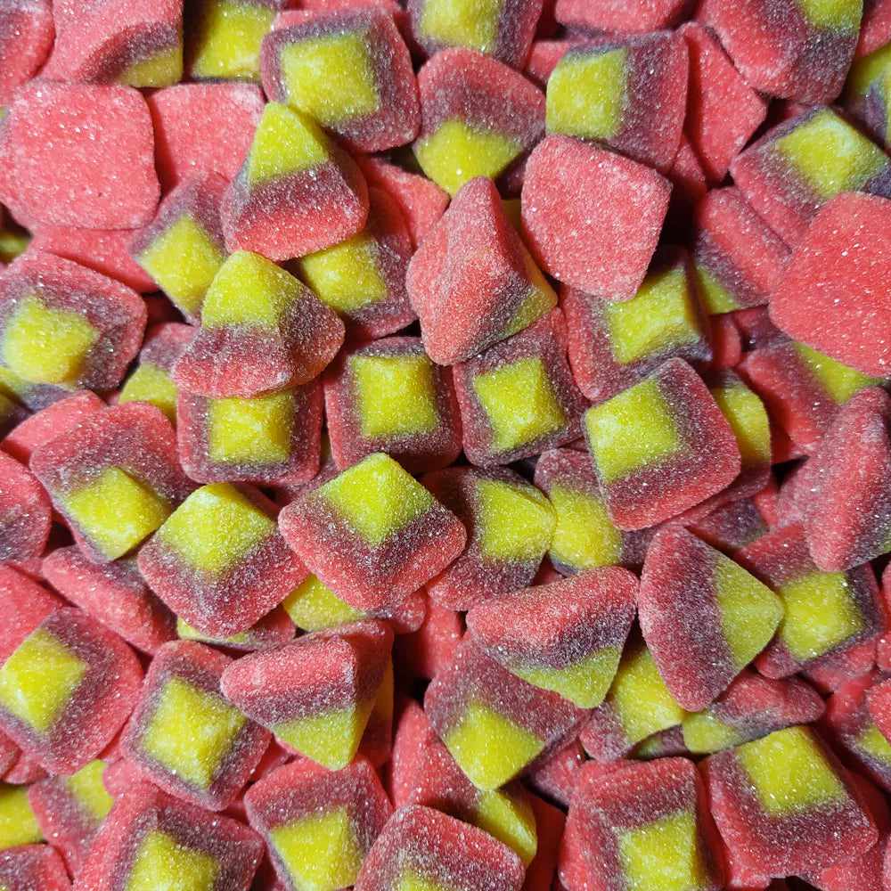 Triciolour Sugar Pyramids