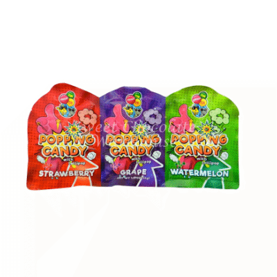 Popping Candy with Lollipop 3 Flavours
