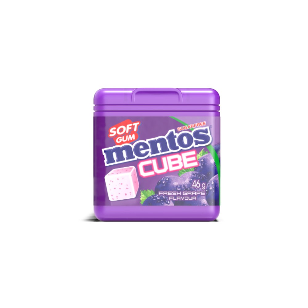 Mentos Cube Gum Grape