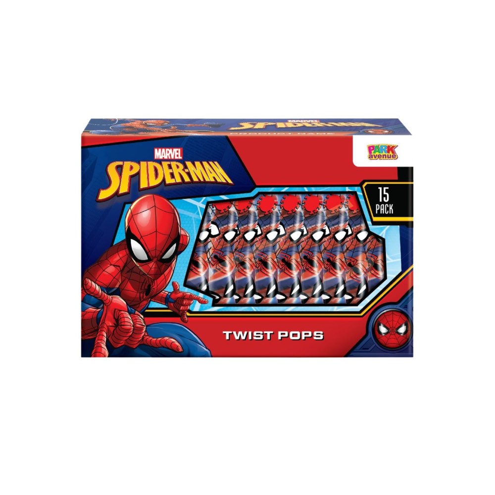 Spiderman Twist Lollipops 15pk