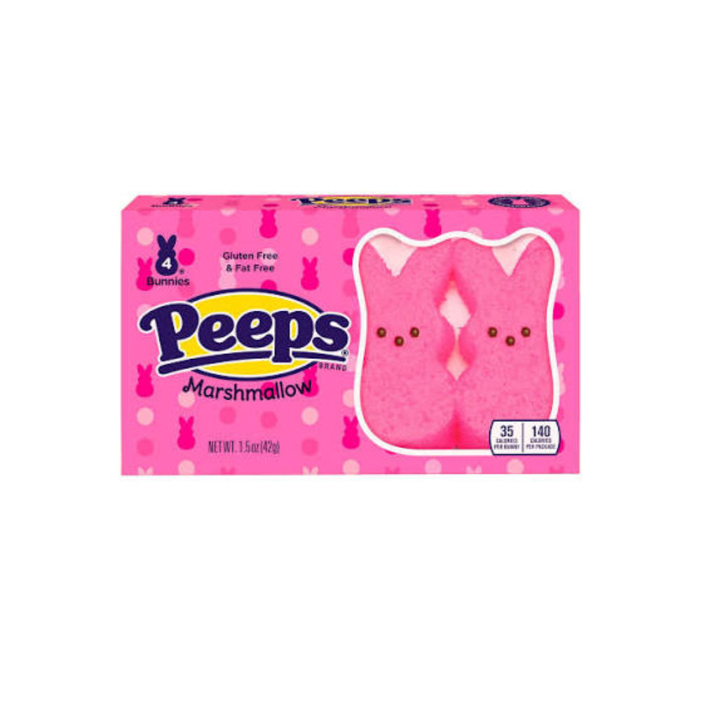 Peeps Bunnies Pink 4ct