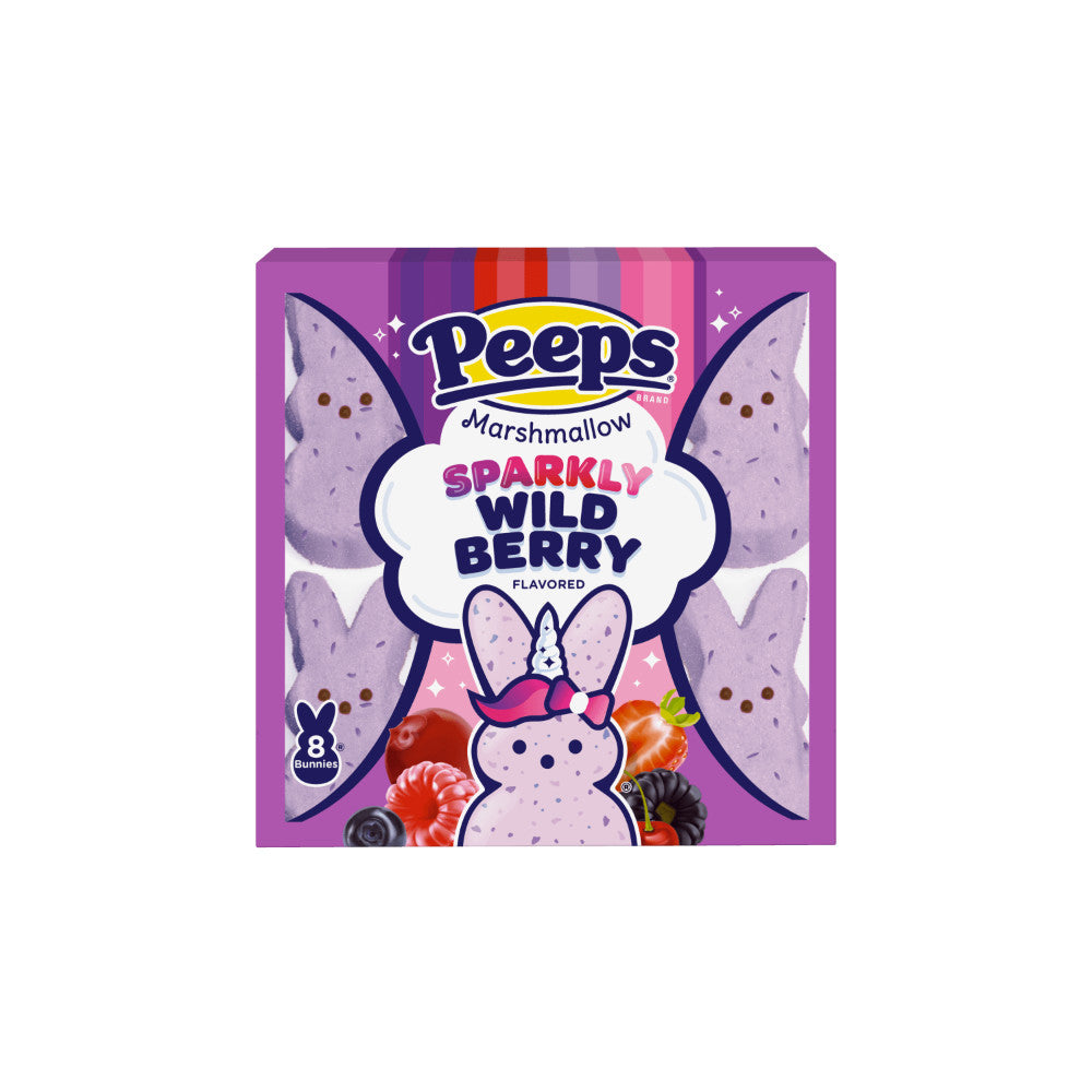 Peeps Bunnies Sparkly Wild Berry 8pk Main image
