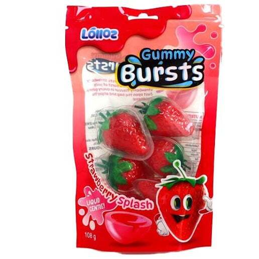 Gummy Bursts Strawberry 108g Lolloz Main image