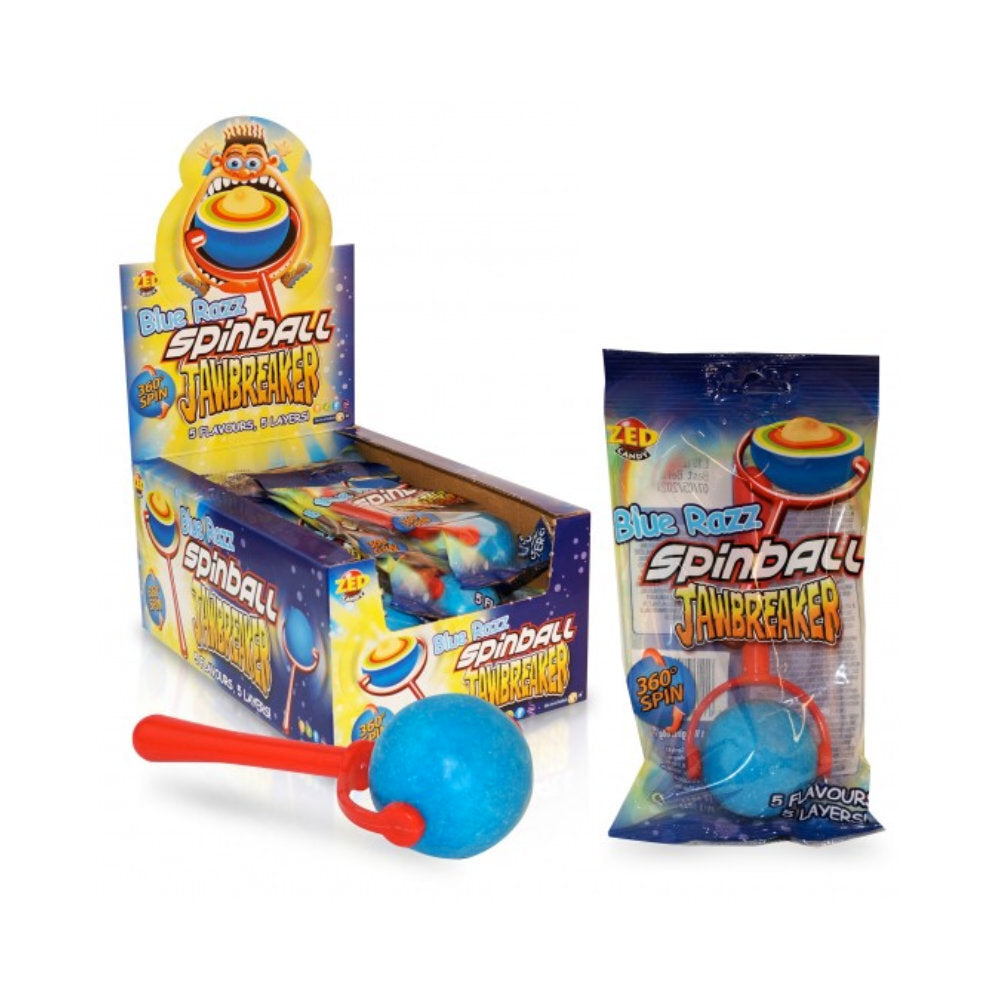 Spinball Jawbreaker Blue Razz
