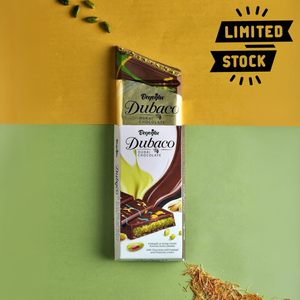 Dubai Dubaco Pistachio Chocolate Bar 200g