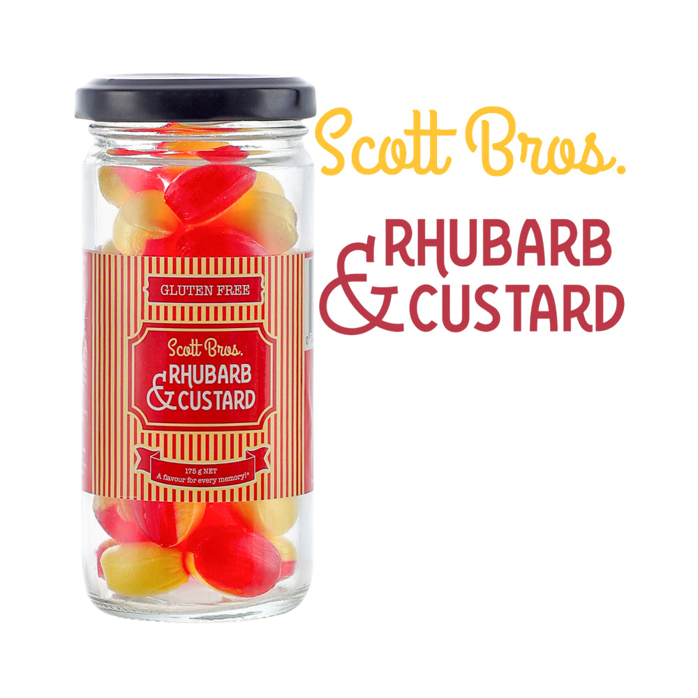 Scott Bros Rhubarb & Custard 175g