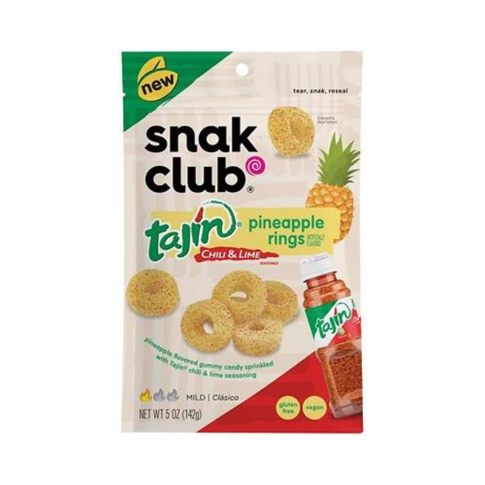 Snak Club Tajin Pineapple Rings 142g Main image