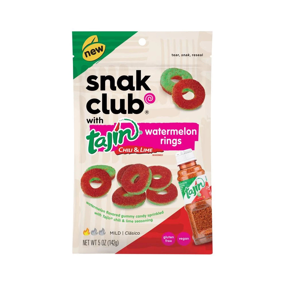 Snak Club Tajin Watermelon Rings 142g