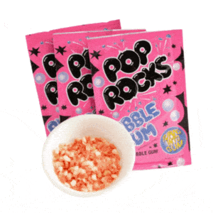 pop rocks bubble gum tutti frutti flavour