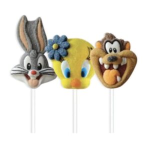 Buggs Bunny, Tweetie Bird and Taz Marshmallow Lollipop