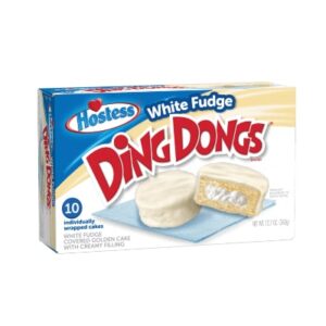 Hostess Ding Dong White Fudge cakes