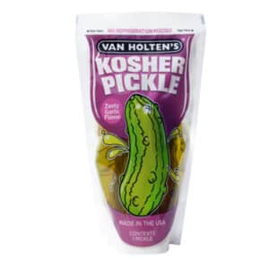 Van Holten Jumbo Pickle Kosher zesty garlic flavour