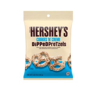 Hersheys Cookies n Cream Dipped Pretzels