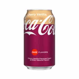 can of Coca Cola Cherry Vanilla soda