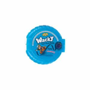 blueberry flavoured Wacky bubble gum roll