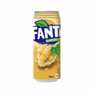can of Fanta Golden Grape soda from Japan