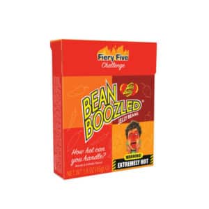 Bean Boozled Fiery Five jelly beans in a box