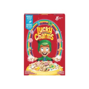 box of Lucky Charms cereal