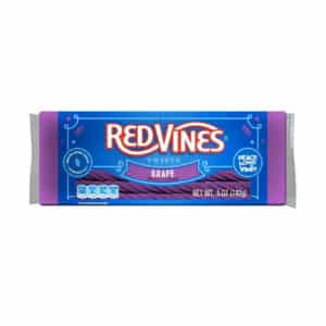 packet of grape flavoured Red Vines twisted Licorice